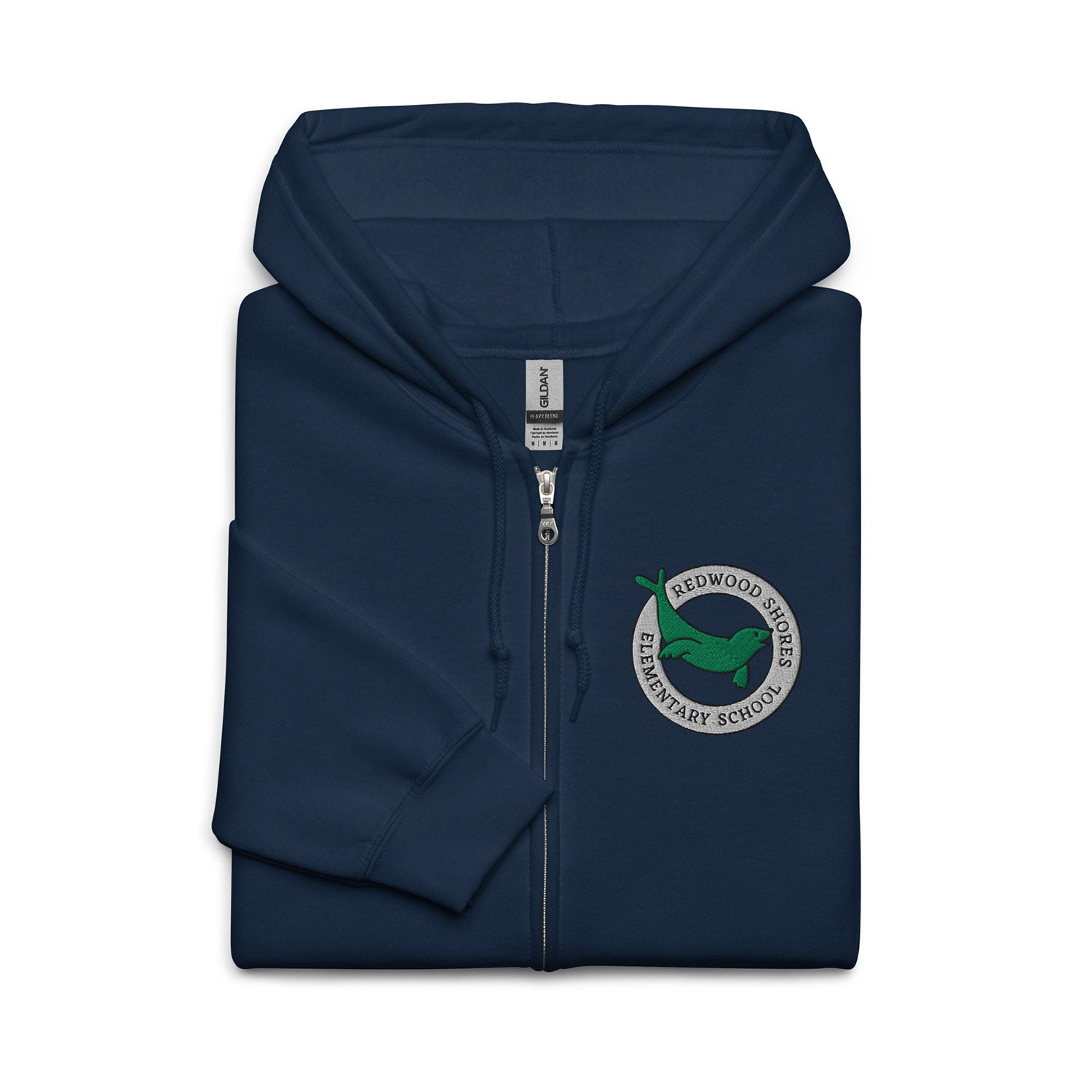 RSES Embroidered Logo Adult Full Zip Hoodie